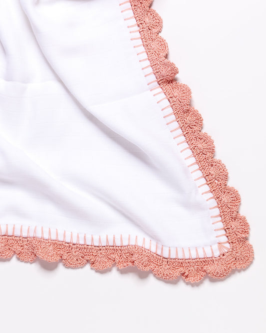 Triple Swaddle Blanket - Light Blush