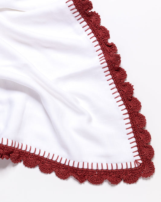 Triple Swaddle Blanket - Dusty Rose