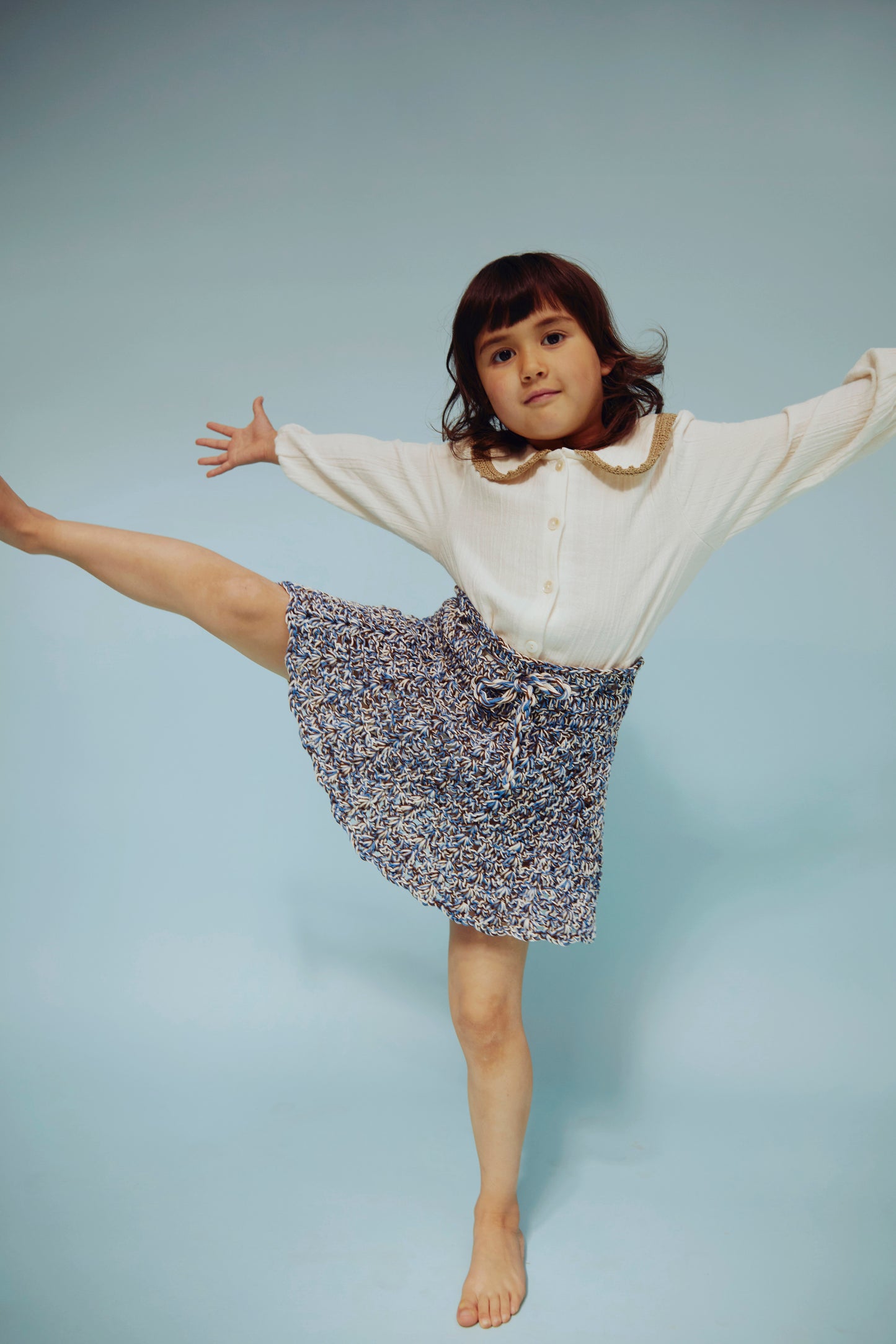 Peplum Blouse OLGA - Clay