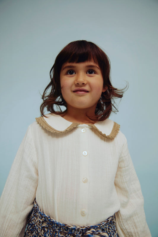 Peplum Blouse OLGA - Clay