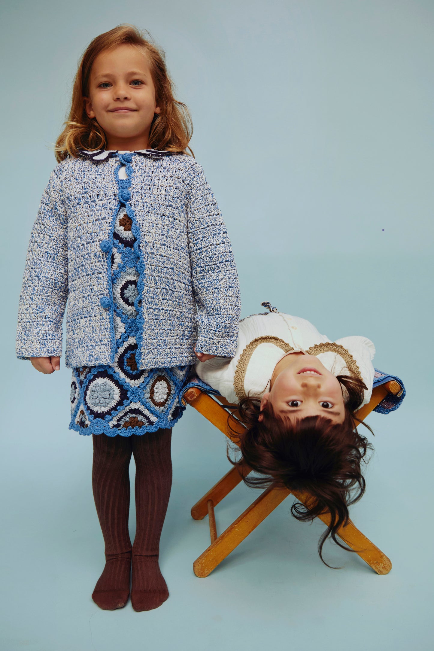 Dress ANNA - Sky Combo