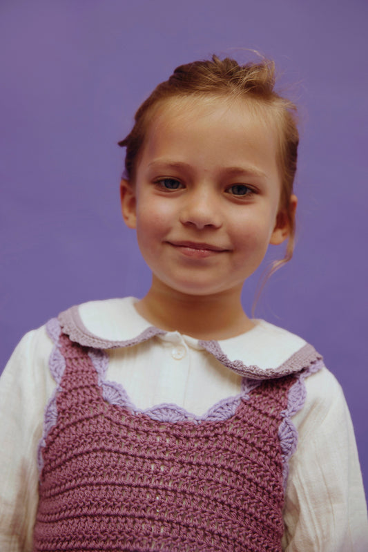 Peplum Blouse OLGA - Lavender