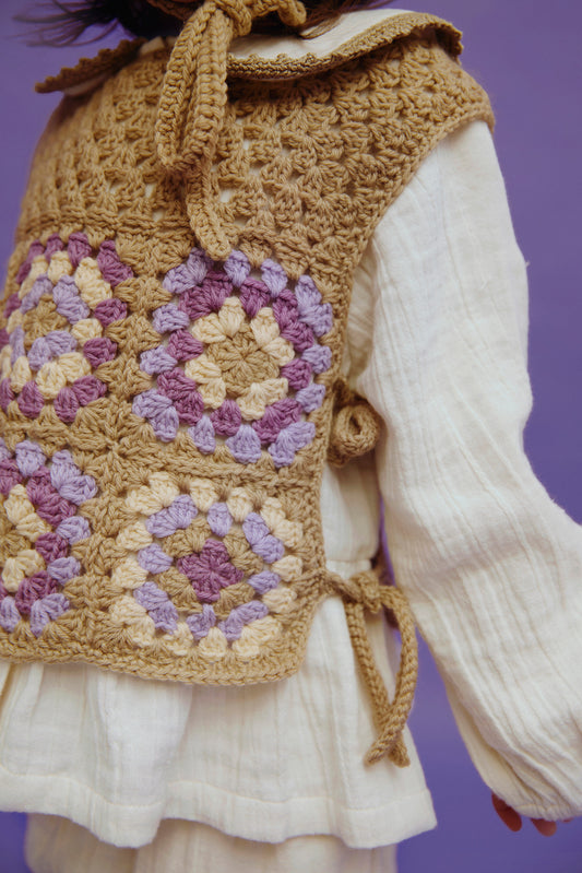 Vest ROWAN - Orchid Combo