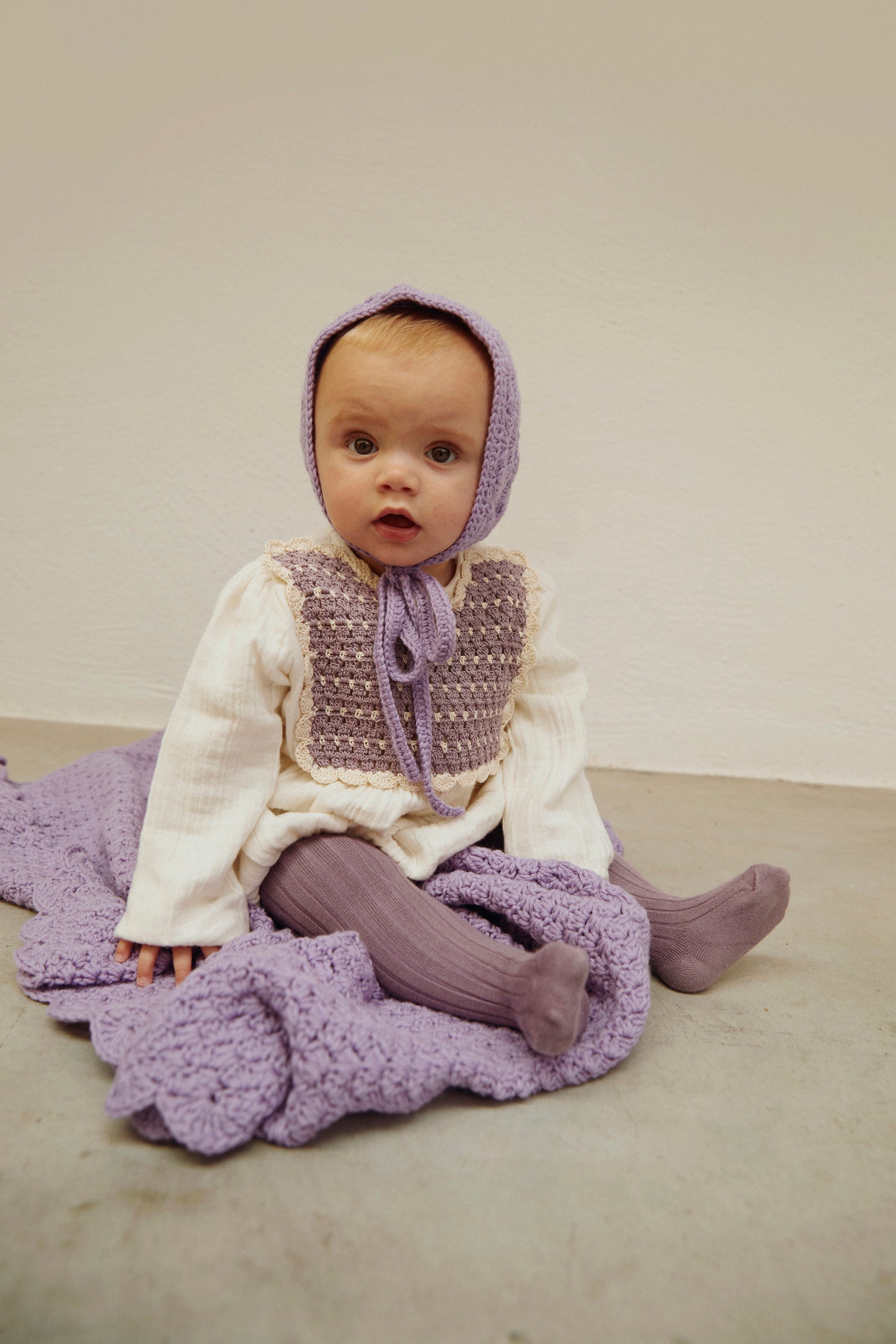 Woolen Heirloom Blanket - Orchid