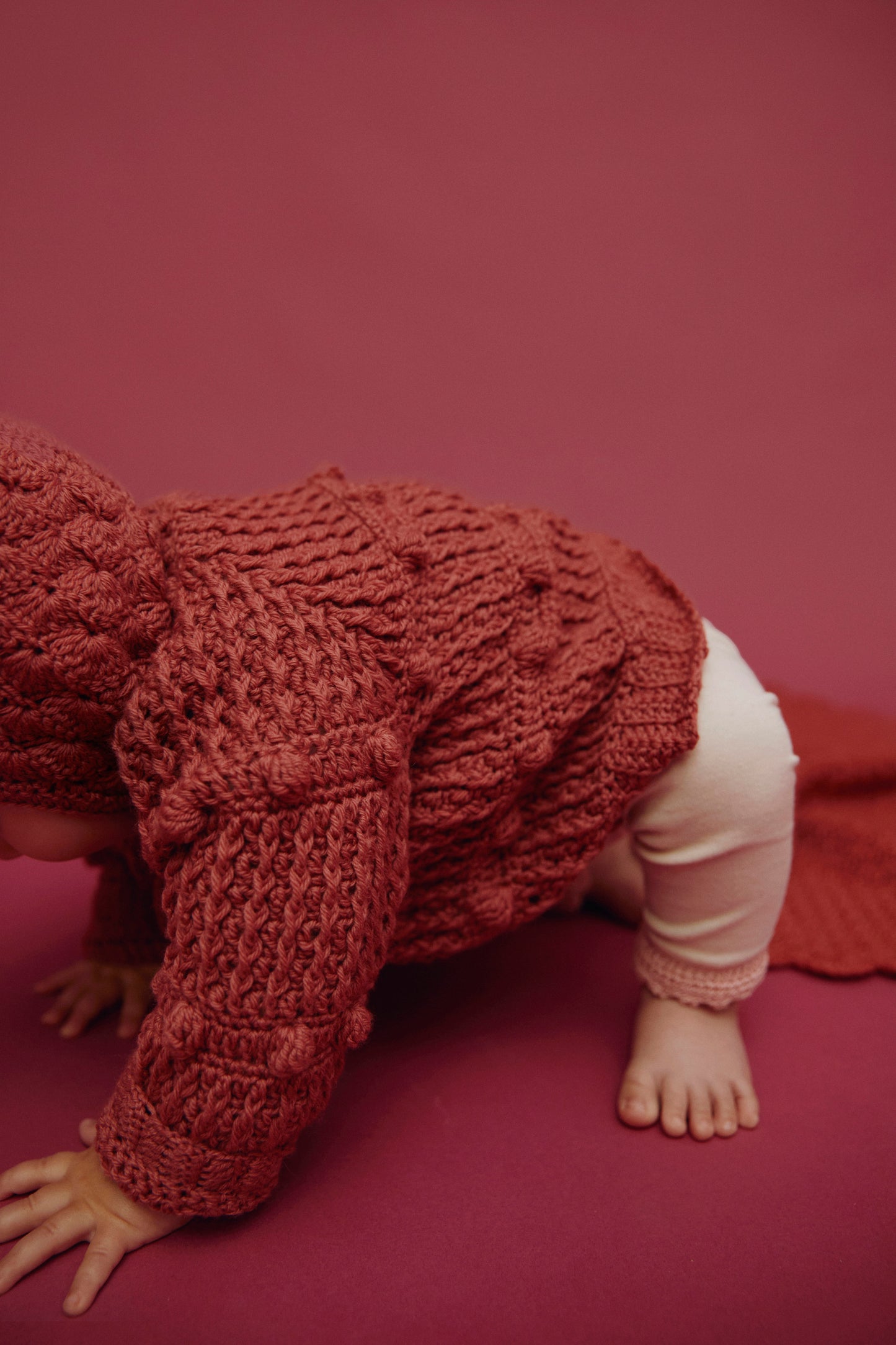 Cardigan FINCH - Dark Blush