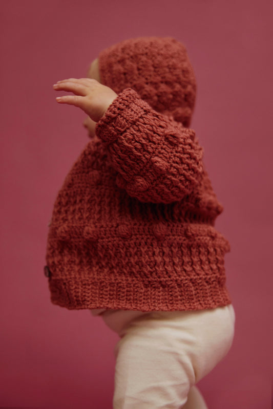 Cardigan FINCH - Dark Blush