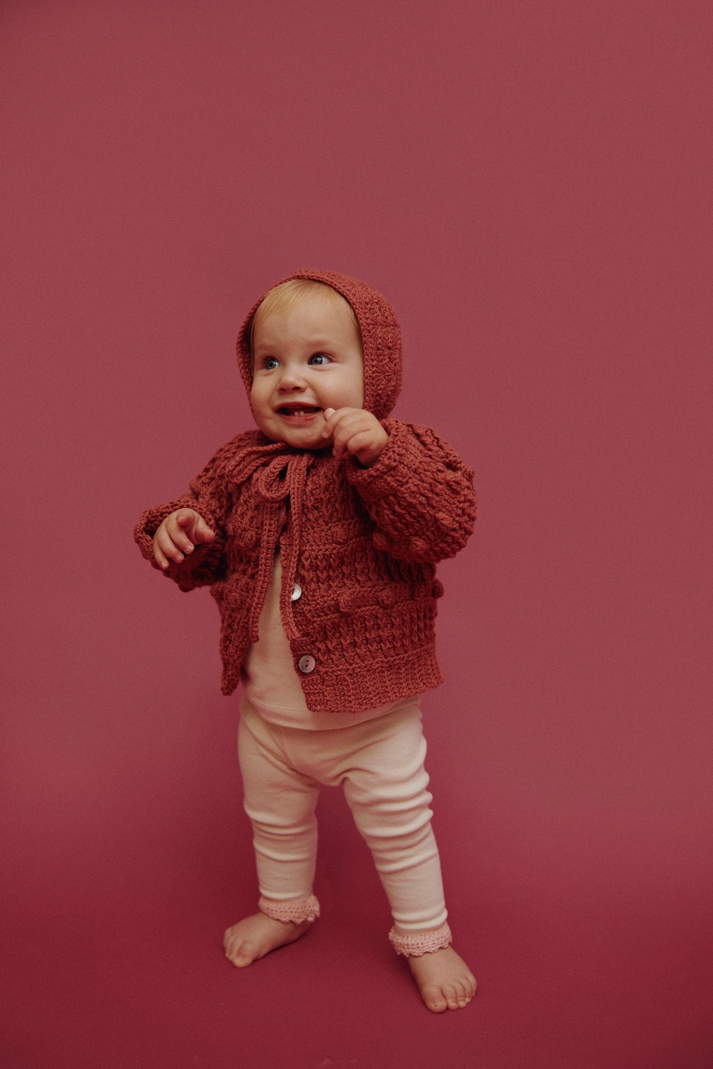 Cardigan FINCH - Dark Blush