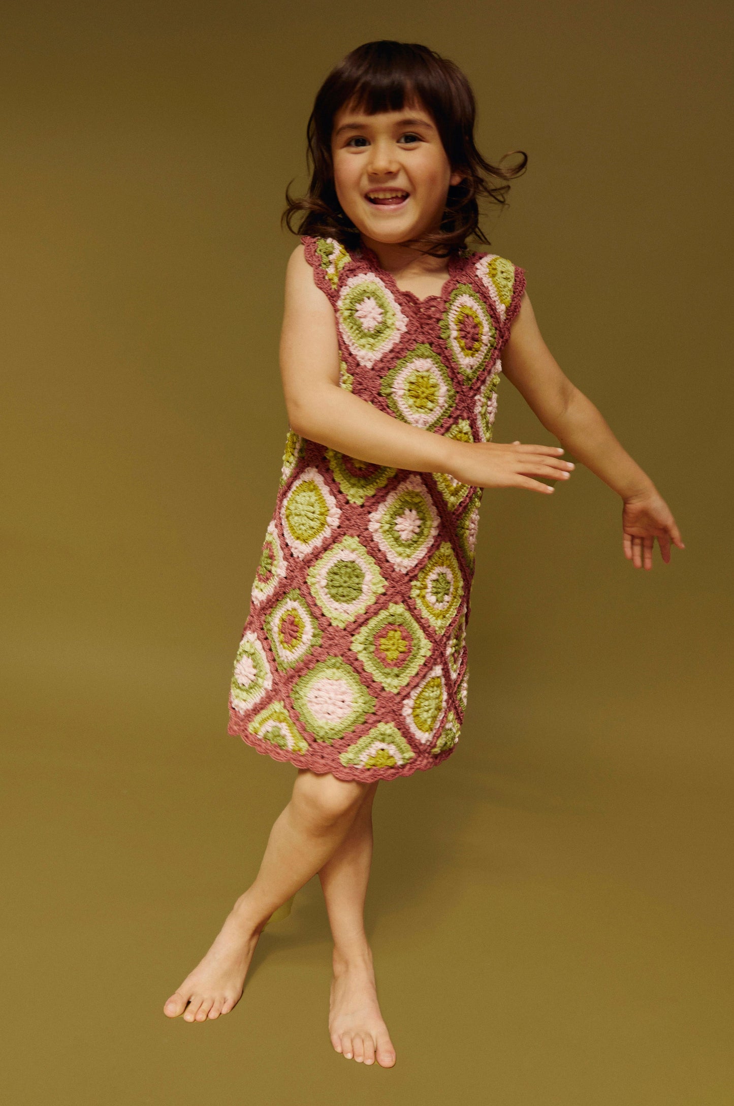 Dress ANNA - Cactus Combo