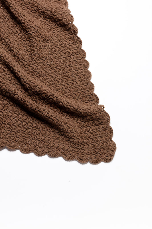 Woolen Heirloom Blanket - Toffee
