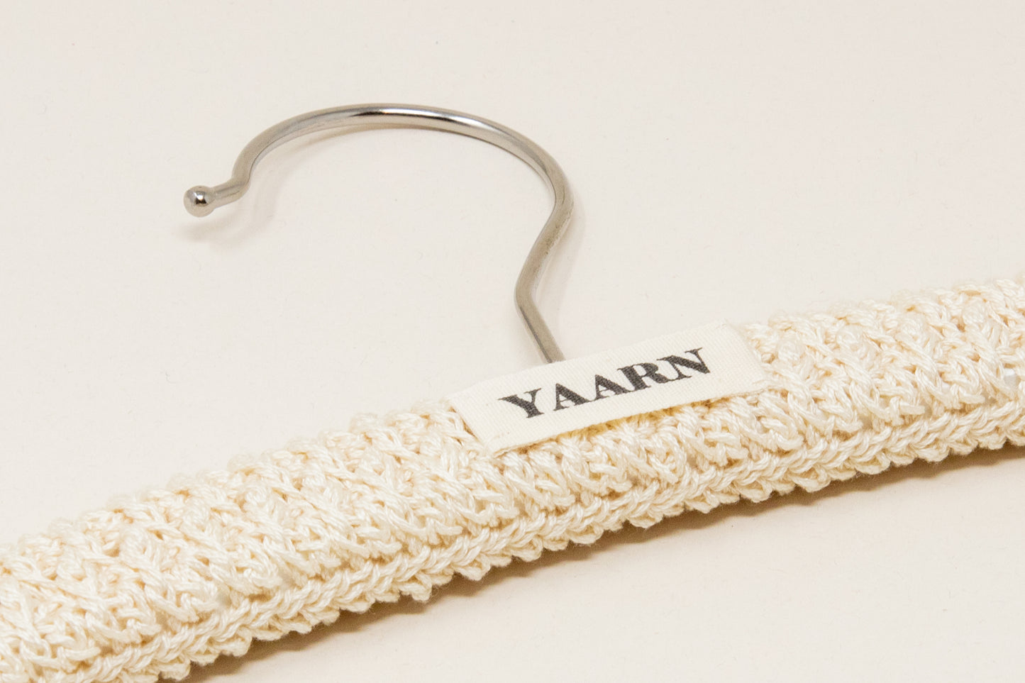 Set of 2 Crochet Hangers - Beige