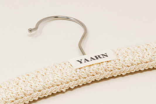 Set of 2 Crochet Hangers - Beige