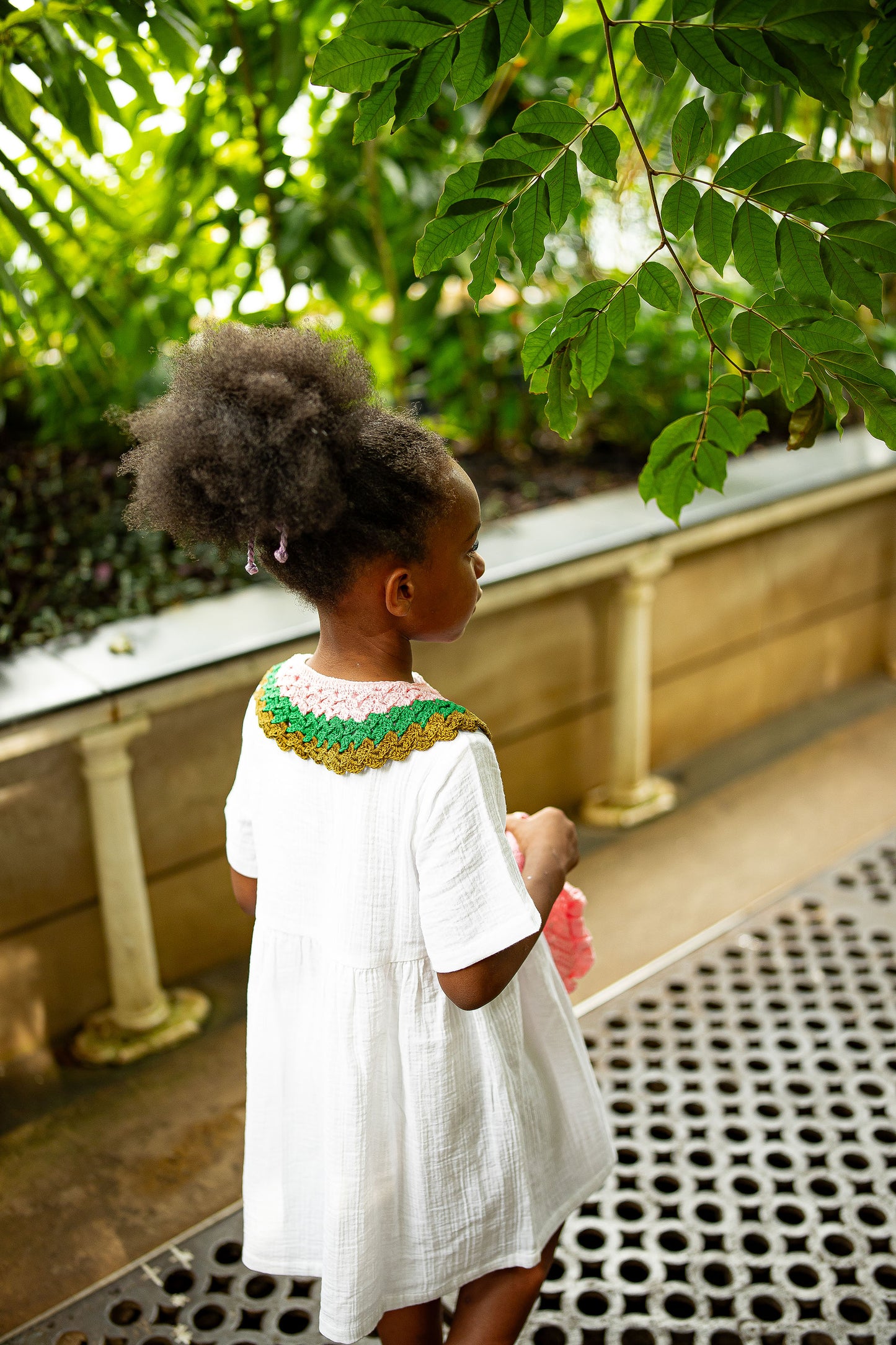 Collar Dress MEADOW - Combo Green