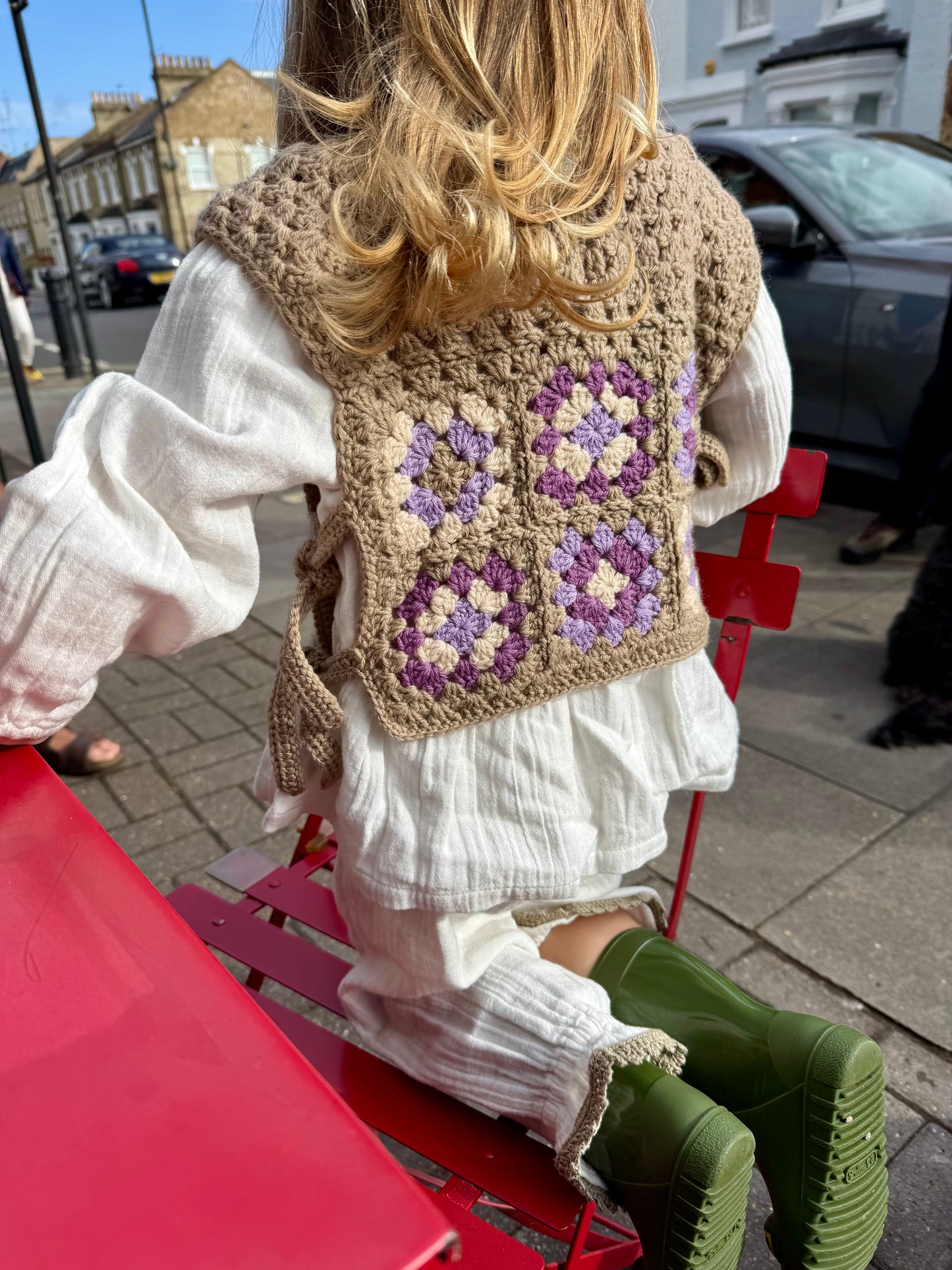 Vest ROWAN - Orchid Combo