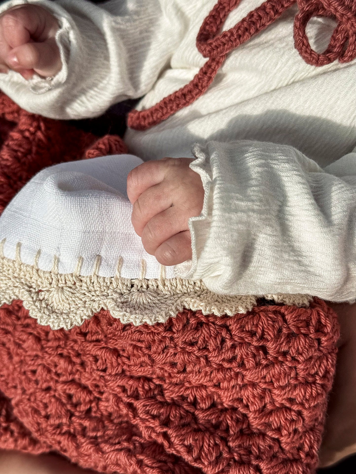 Triple Swaddle Blanket - Beige