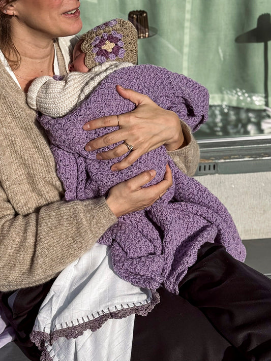 Woolen Heirloom Blanket - Orchid