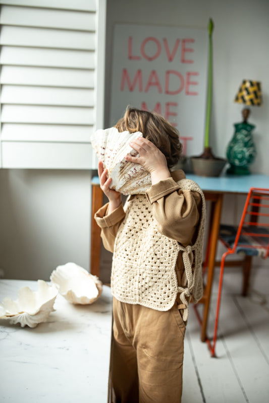 Vest ROWAN - Vanilla