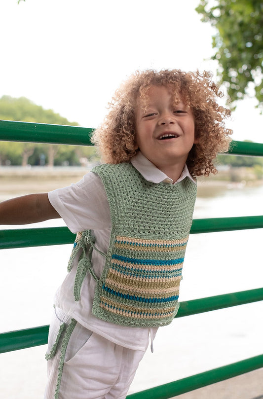 Vest ROWAN - Pastel Sea