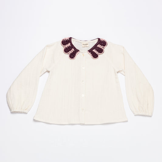 Blouse LEILA - Lavender Combo