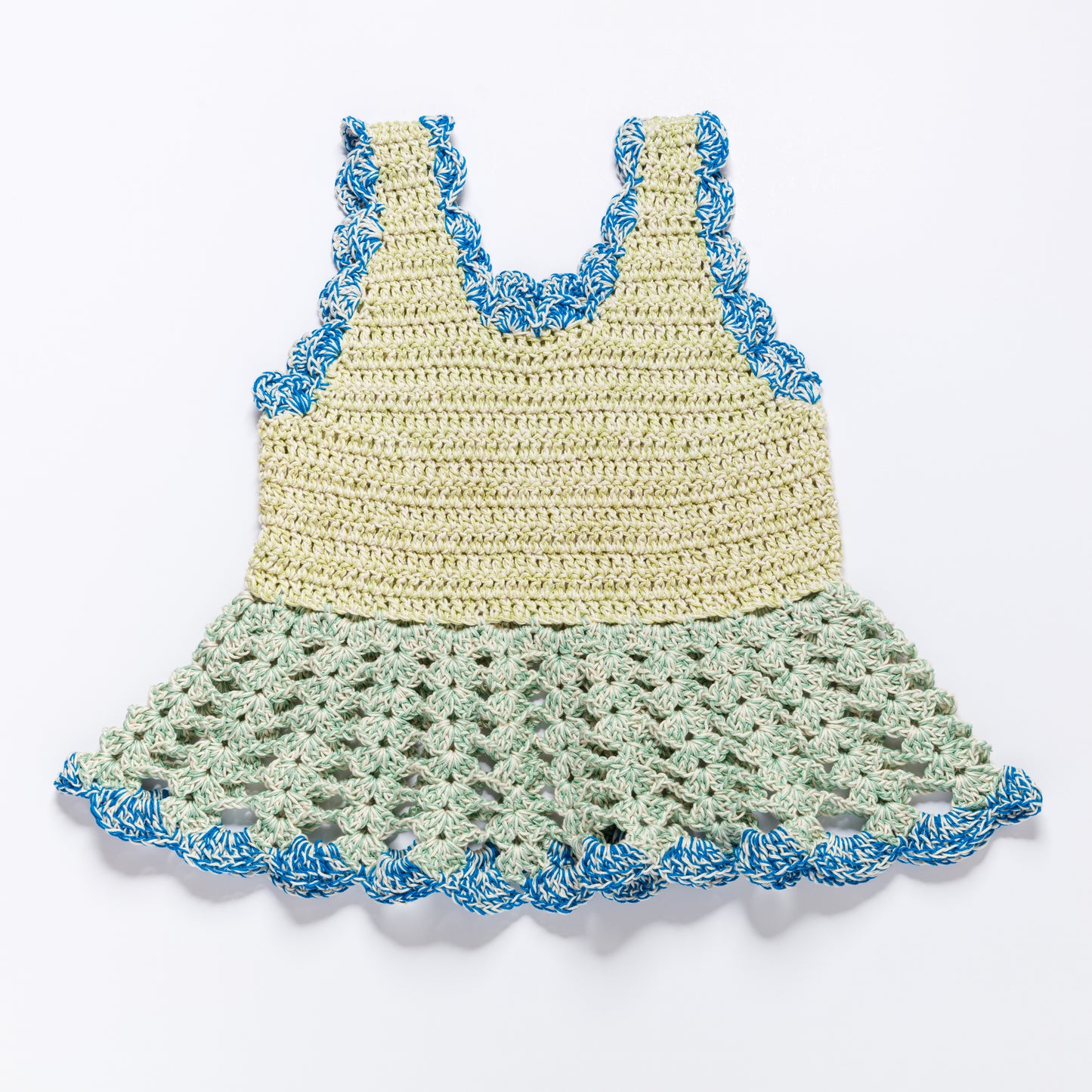 Peplum Top MEI - Pastel Sea