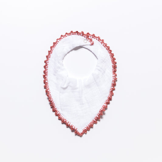 Muslin Bib - Dusty Rose