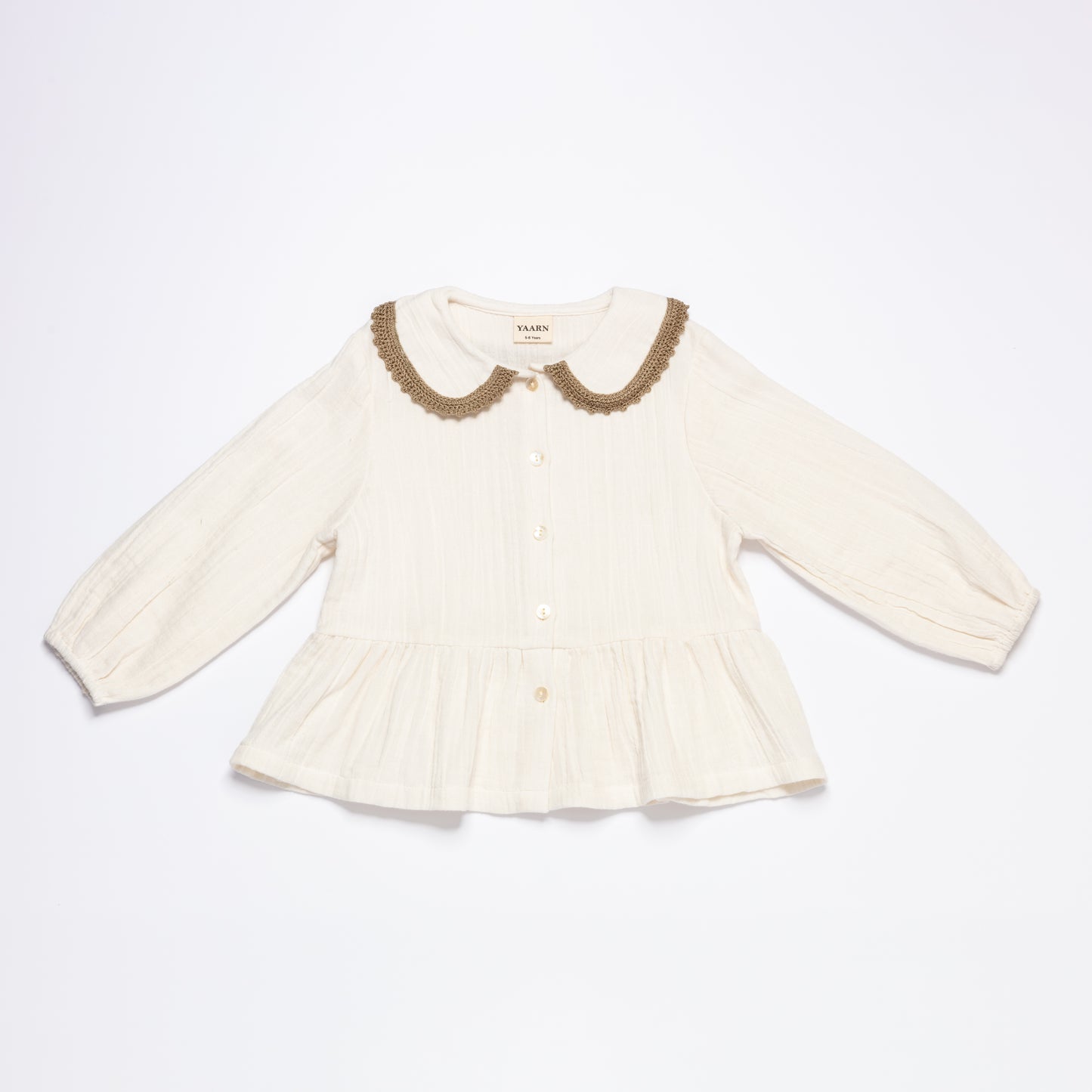 Peplum Blouse OLGA - Clay