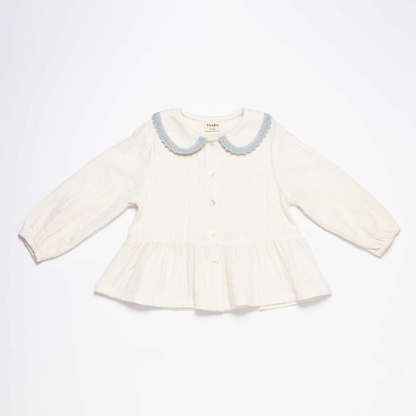 Peplum Blouse OLGA - Sky