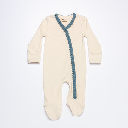 Footie Babygrow QUINCY - Light Moon