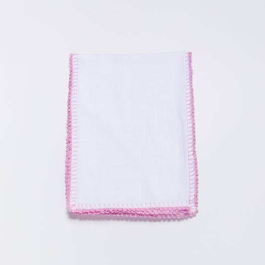 Muslin Swaddle with Classic Border - Catmint