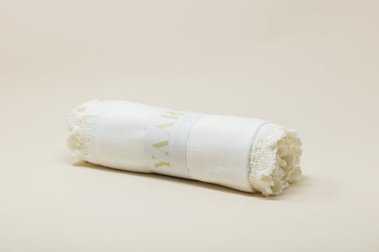 Triple Swaddle Blanket - White