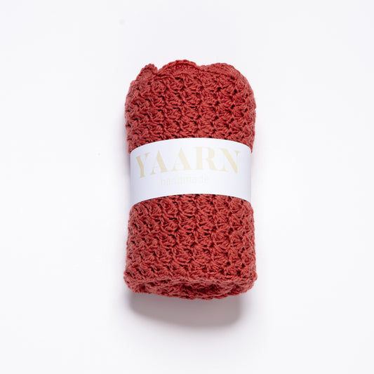 Woolen Heirloom Blanket - Dark Blush