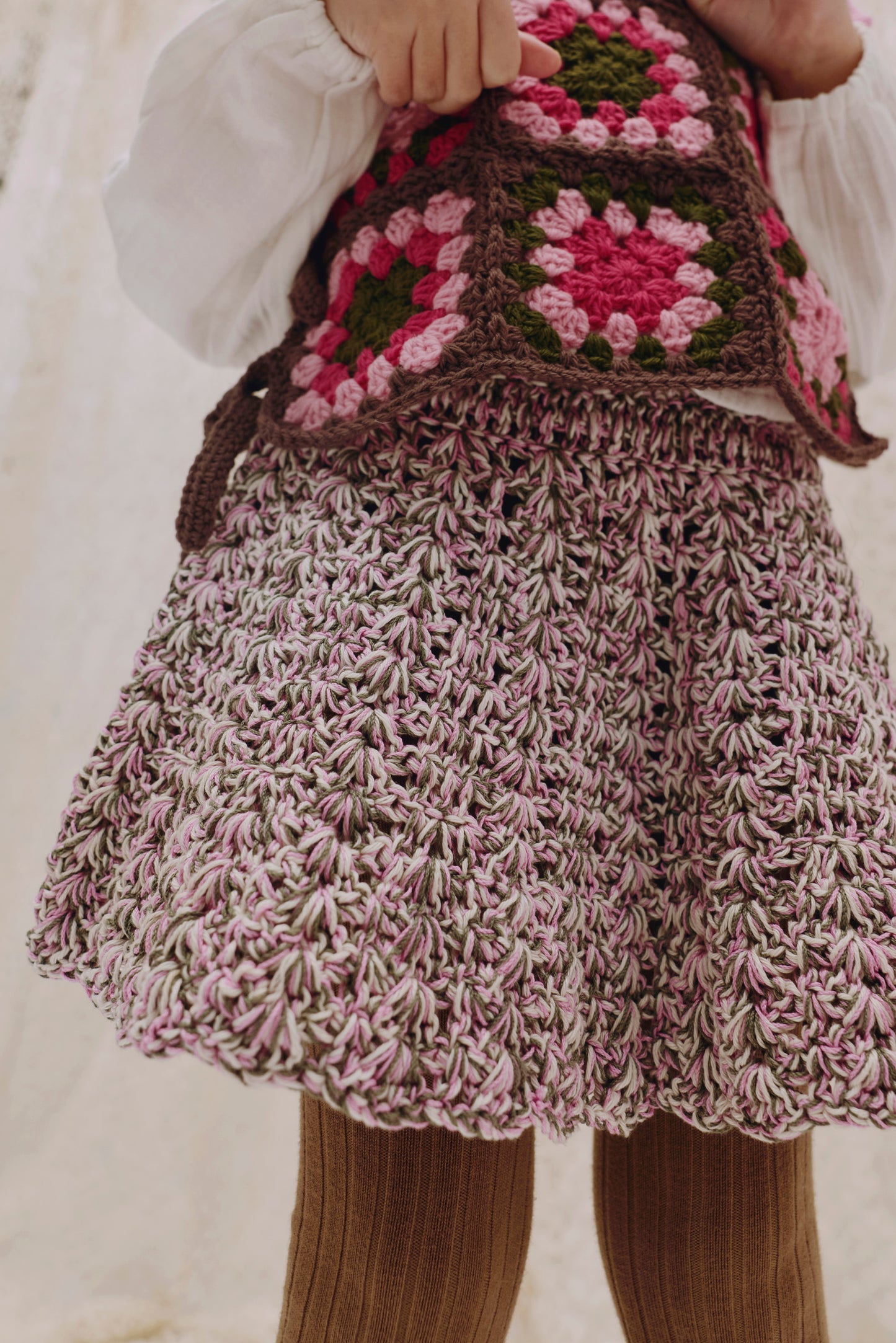 Fanned Skirt ESTER - Bramble