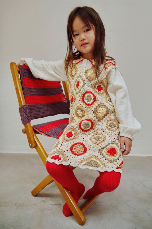 Dress ANNA - Beige Combo