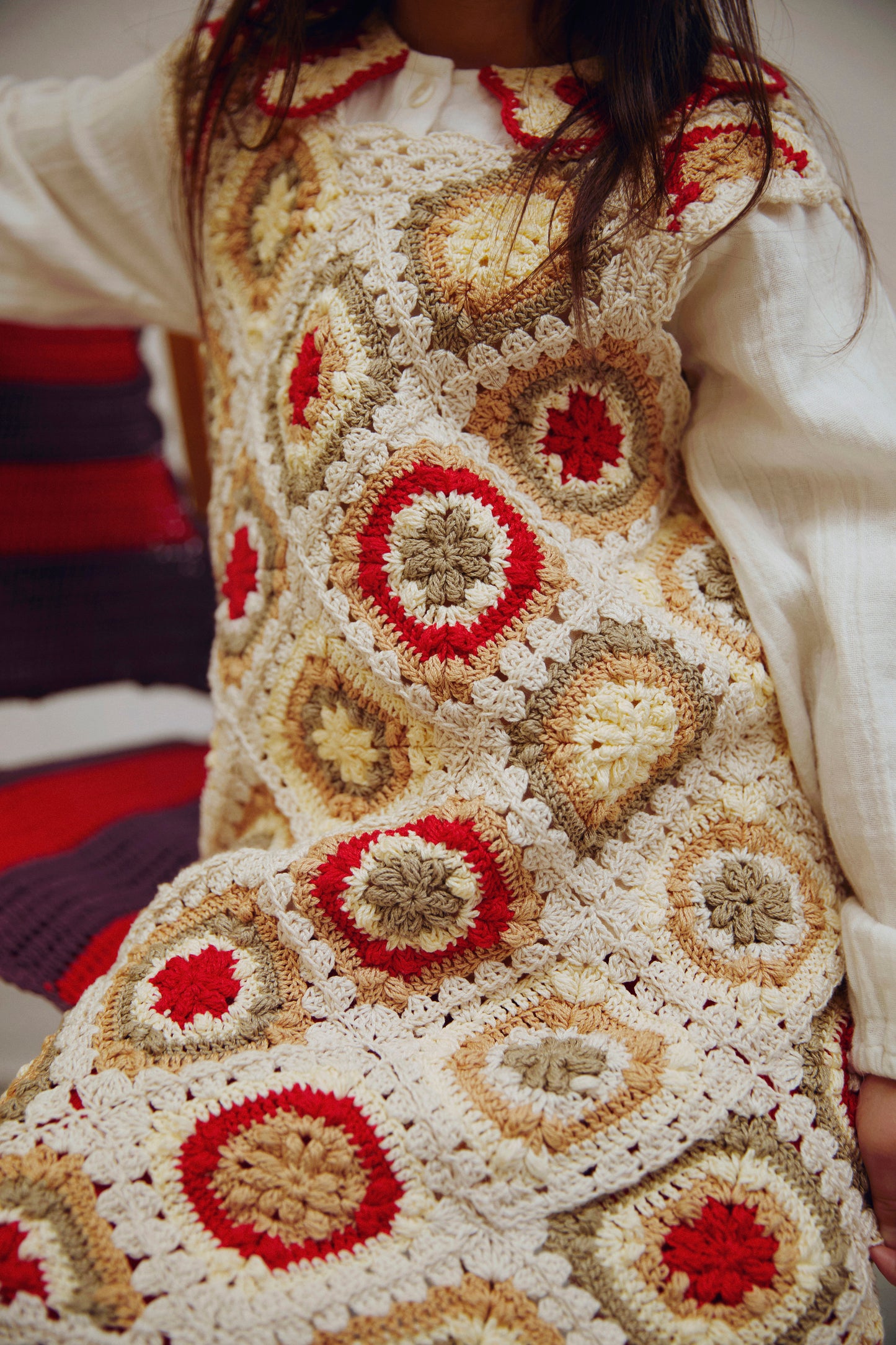 Dress ANNA - Beige Combo