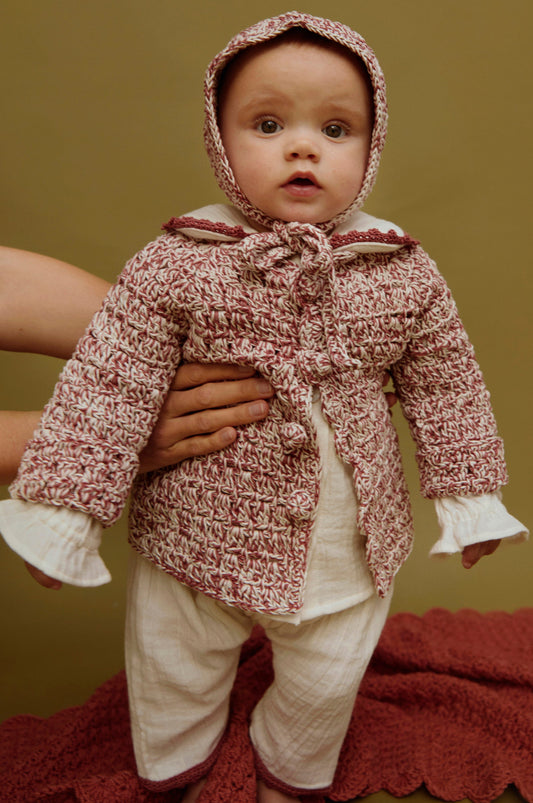 Cardigan HARLOW - Dark Blush