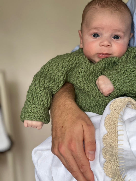 Woolen Sweater FRANKIE - Green