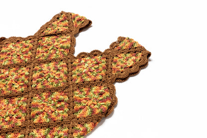 Granny Square Dress ANNA - Winterberry