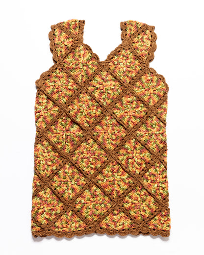 Granny Square Dress ANNA - Winterberry