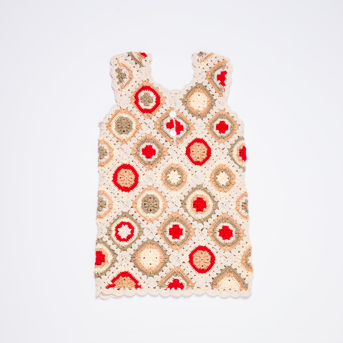 Dress ANNA - Beige Combo