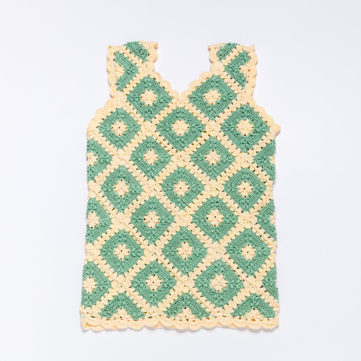 A-Line Dress ANNA - Pastel Sea