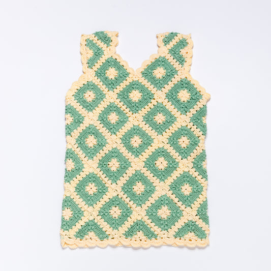 A-Line Dress ANNA - Pastel Sea