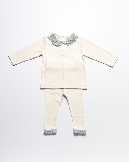 T-shirt NOLA & Leggings BILLY set - Sky