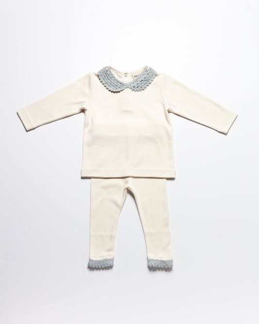 T-shirt NOLA & Leggings BILLY set - Sky