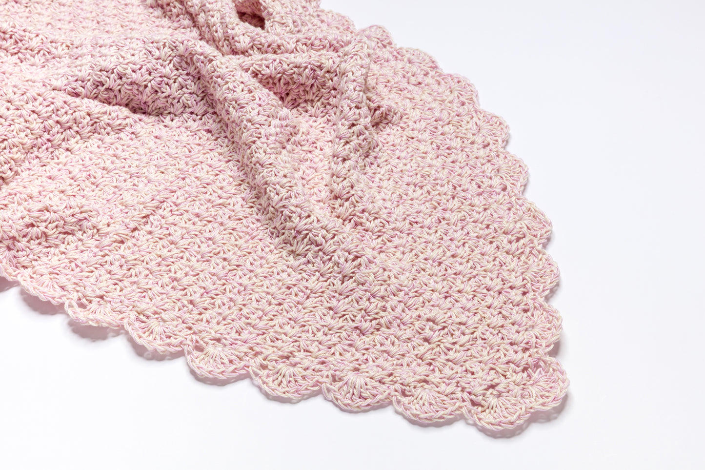 Cotton Heirloom Blanket - Catmint Combo