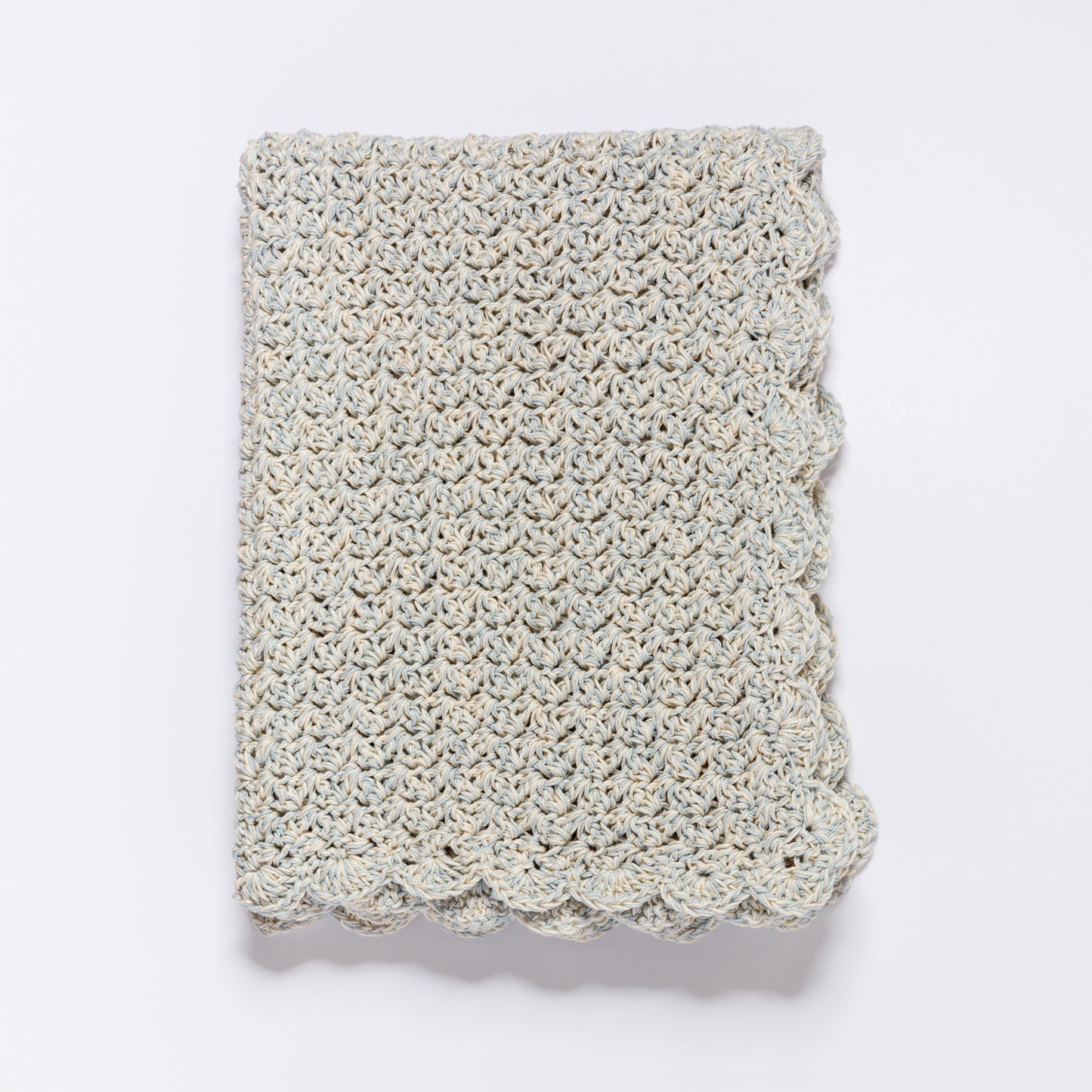 Cotton Heirloom Blanket - Sky Combo