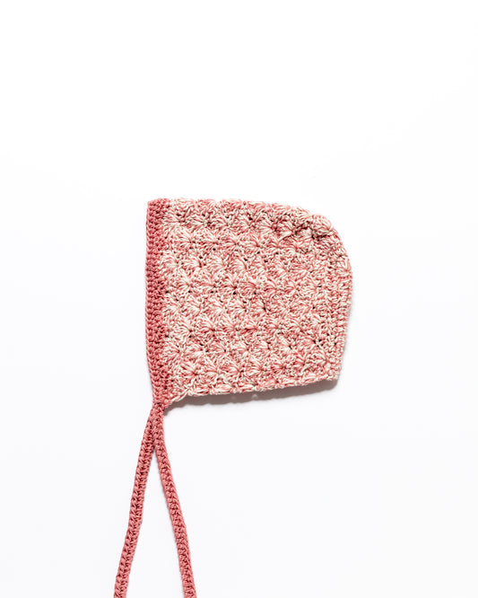Bonnet EVA - Double Cotton Blush