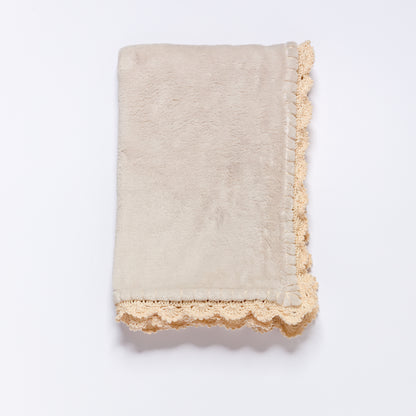 Fleece Blanket - Beige