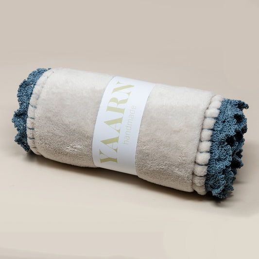 Fleece Blanket - Beige/Light Moon