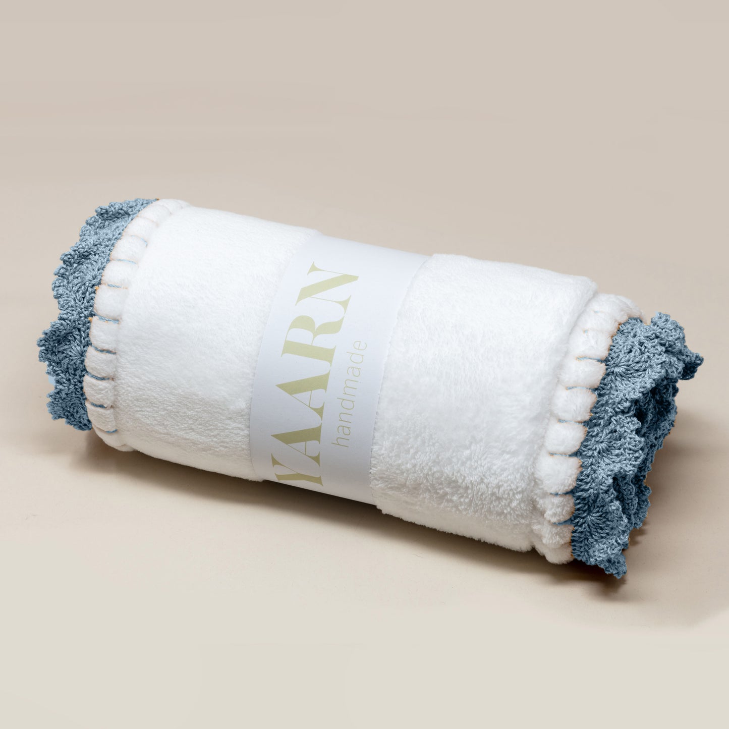 Fleece Blanket - White/Light Moon