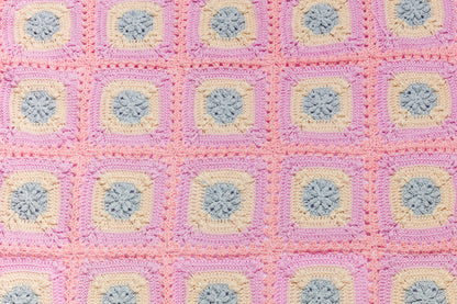 Granny Square Blanket - Candy Cloud
