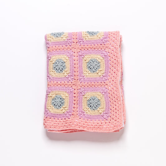 Granny Square Blanket - Candy Cloud